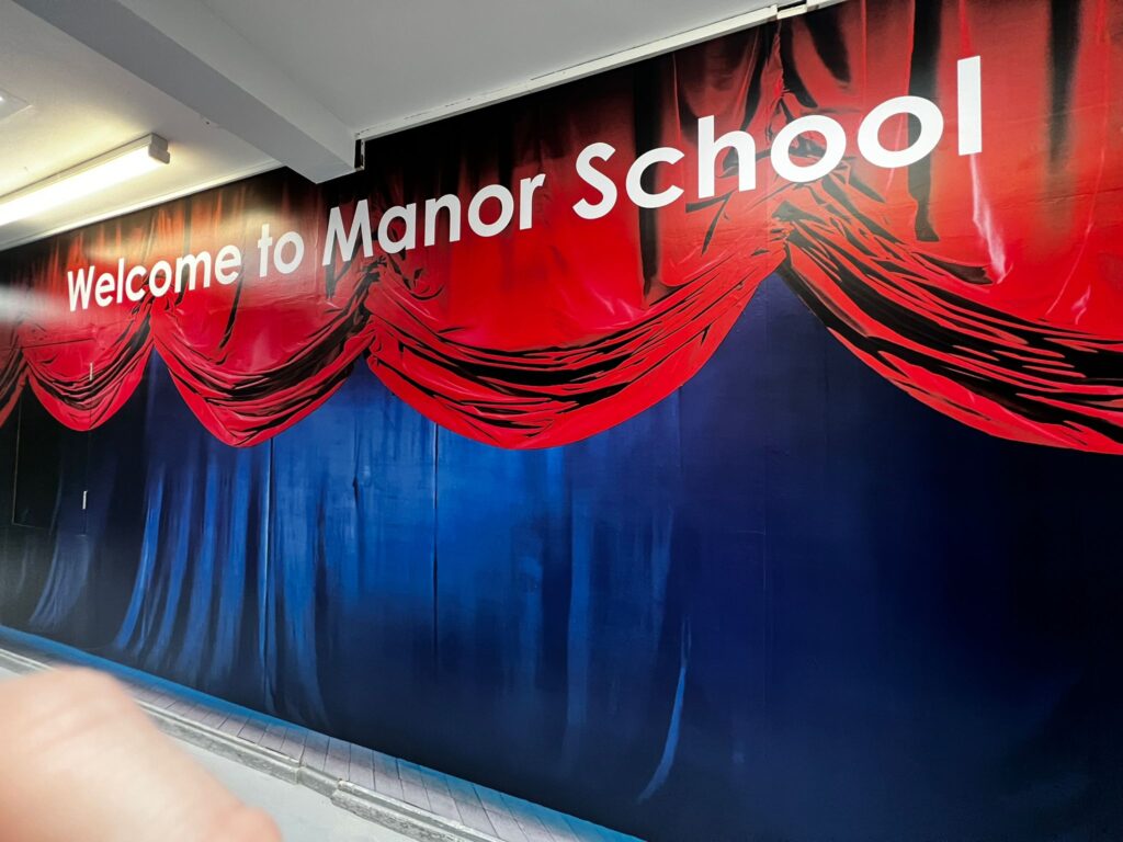Wide-format printing in Northamptonshire completed for Nene Education Trust at Manor School.