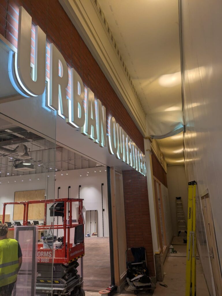 outdoor signage in manchester