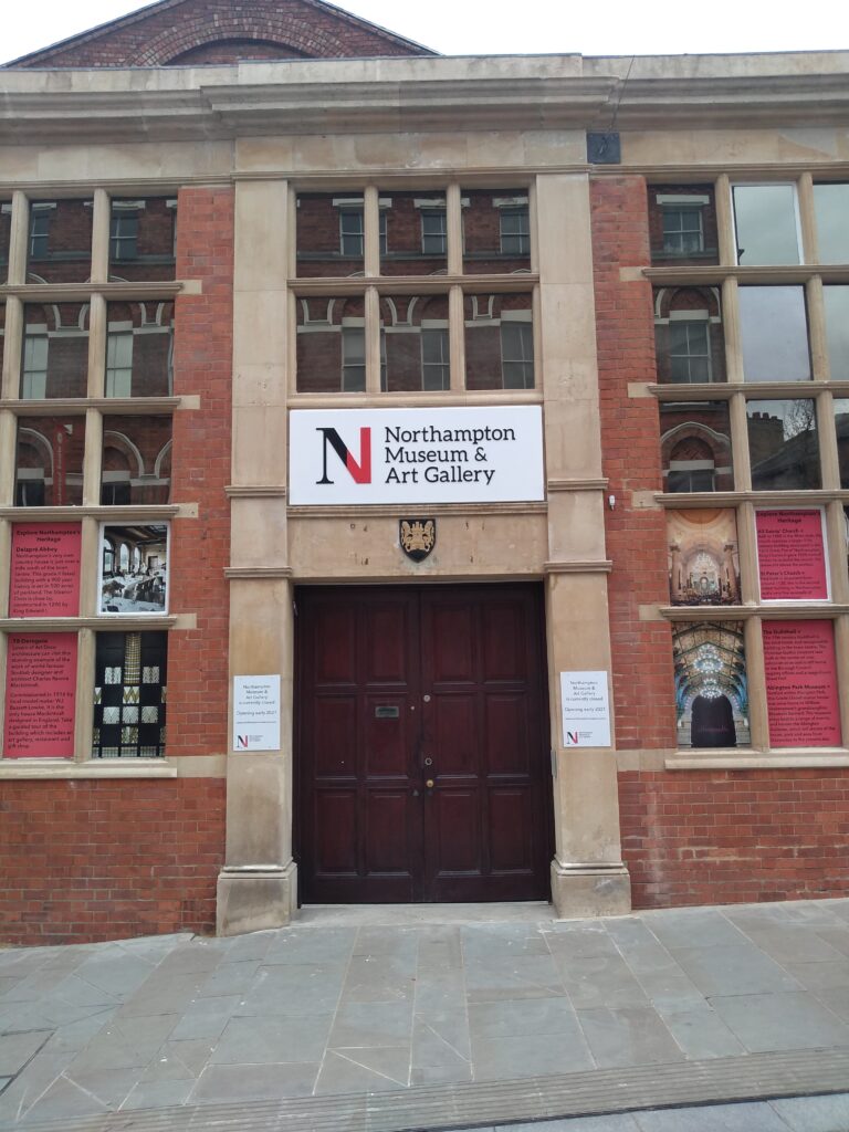 Signage in Northampton for Northampton Museum & Art Gallery, 2021