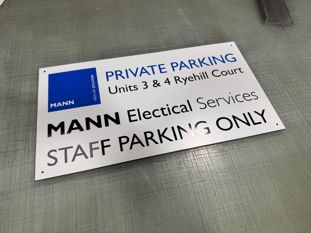 Outdoor Signage in Northampton | Mann, 2025