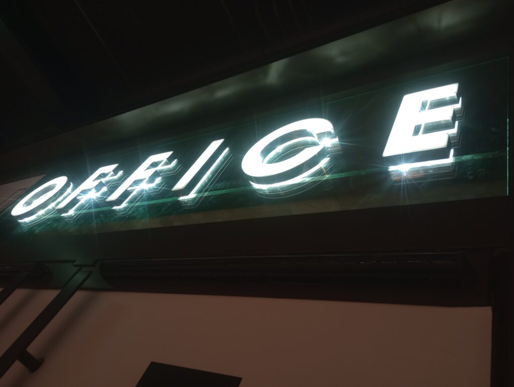 Shop Signage in London for Office Shoes, 2023