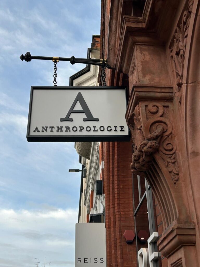 Signage in Richmond | Anthropologie, 2025