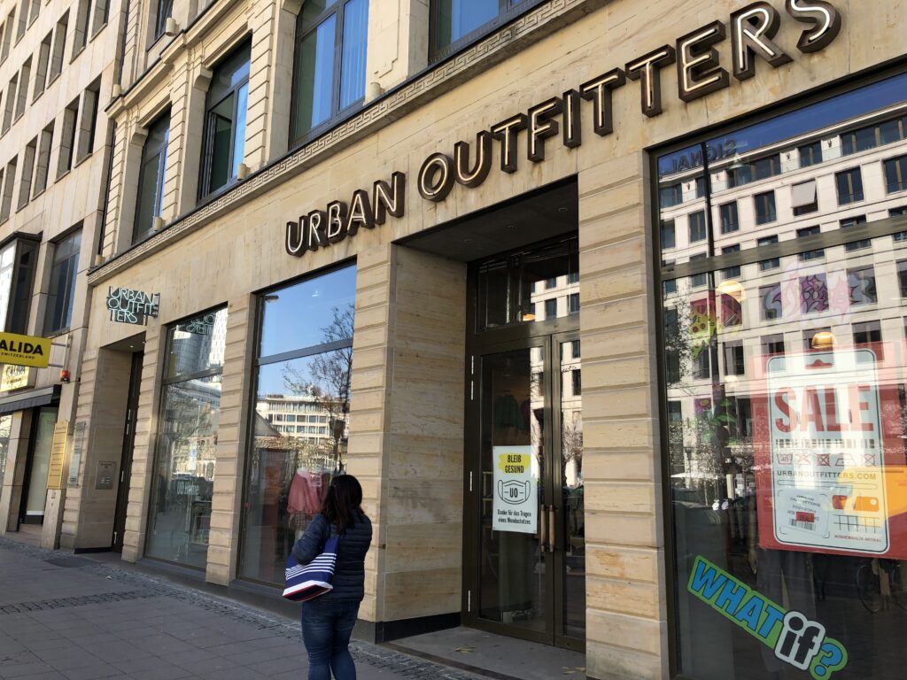 NEON Sign in Frankfurt for Urban Outfitters, 2021