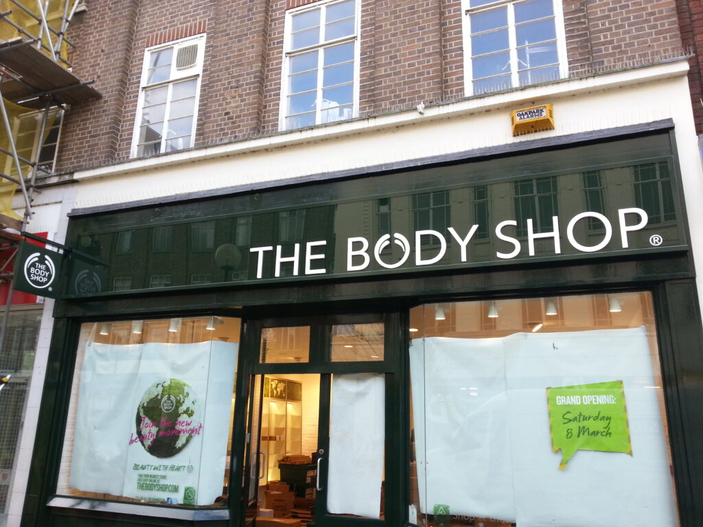 The Body Shop Bedford, 2014