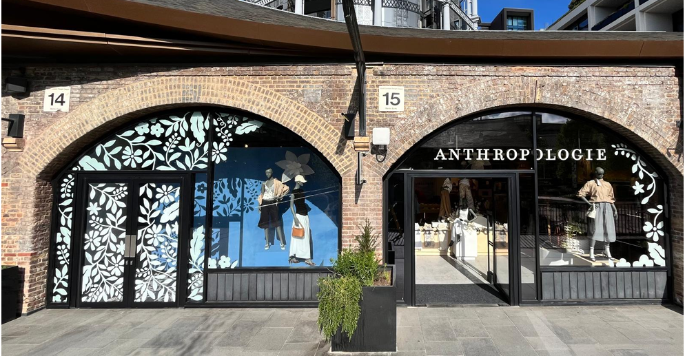 Anthropologie Coal Drops Yard | Signage Project | 2026