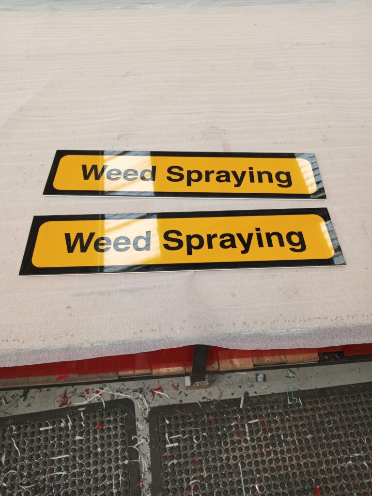 Acrylic sign in Northampton for Parkgrove Press | 2026